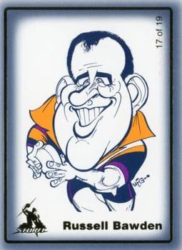 2000 Melbourne Storm Premiers #17 Russell Bawden Front